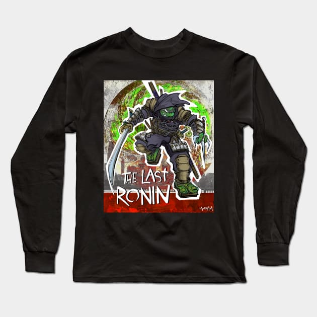 TMNT::: Last Ronin Comic Cover Long Sleeve T-Shirt by art.of.andy.maldonado